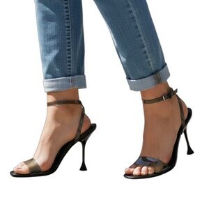 Marc Fisher LTD Calisty Sandal (Women) – Elegant Black Strappy Heels Size 7.5